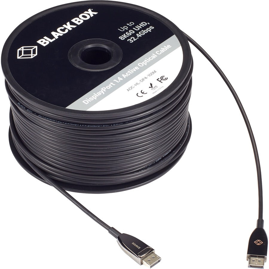 Black Box DisplayPort 1.4 Active Optical Cable AOC-HL-DP4-50M