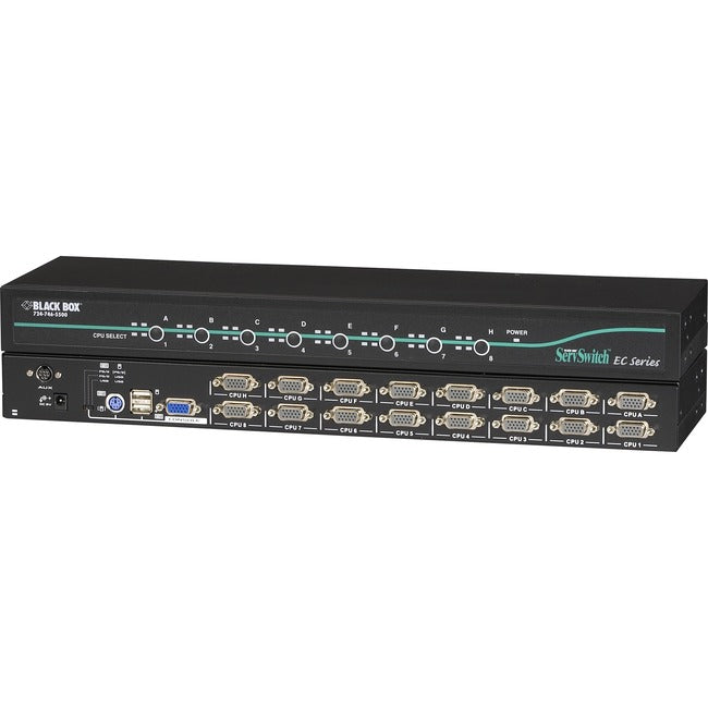 Black Box EC Series KVM Switch for PS/2 or USB Servers and PS/2 or USB Consoles - 16-Port KV9216A