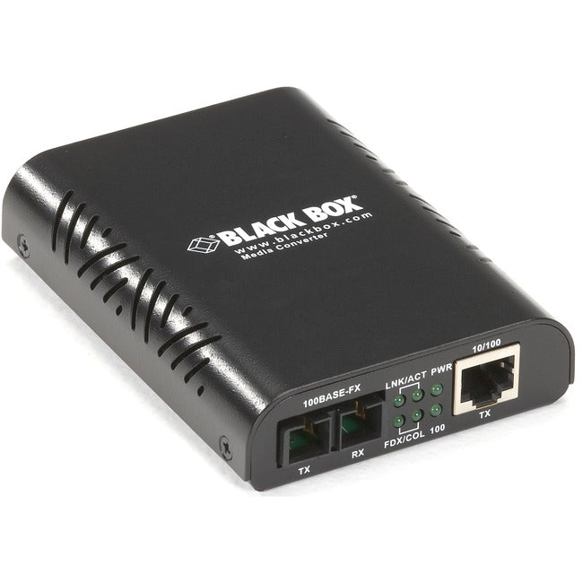 Black Box FST ETH MED CONV 10/100-Mbps COP to 100-Mbps MM FBR 850nm 2km SC LBMC300-MMSC
