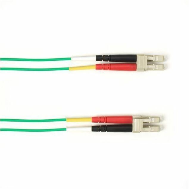Black Box Fiber Optic Duplex Patch Network Cable FOCMR62-001M-LCLC-GN