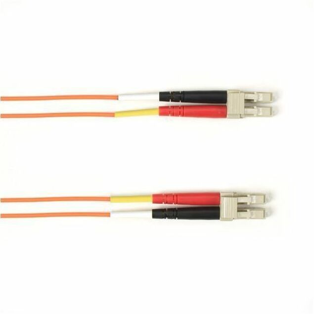 Black Box Fiber Optic Duplex Patch Network Cable FOCMRM4-001M-LCLC-OR