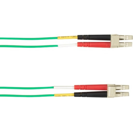 Black Box Fiber Optic Duplex Patch Network Cable FOCMRSM-LCLC-GN-400