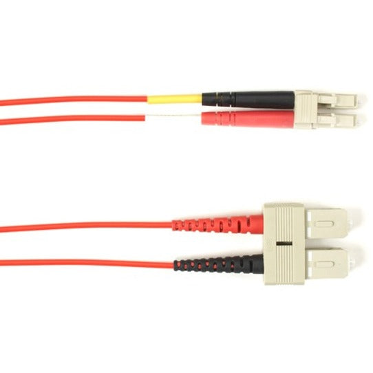 Black Box Fiber Optic Duplex Patch Network Cable FOLZH62-004M-SCLC-RD