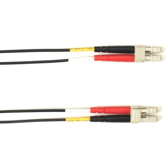 Black Box Fiber Optic Duplex Patch Network Cable FOLZHSM-001M-LCLC-BK