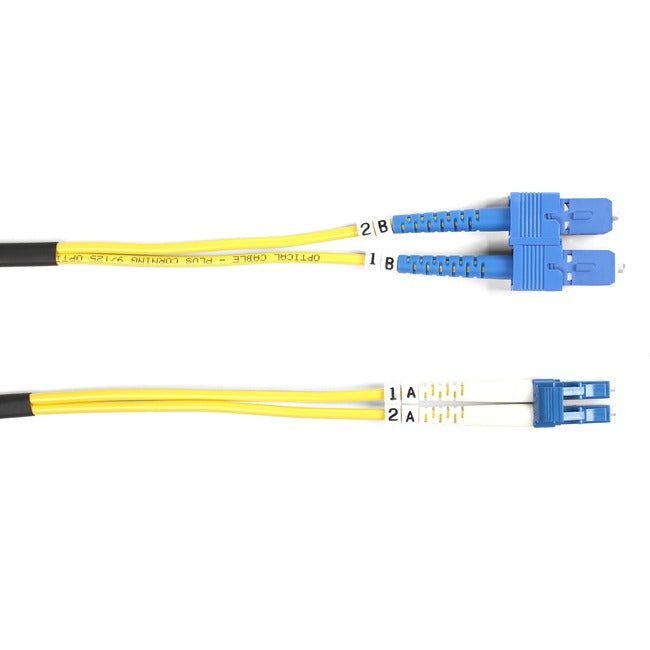 Black Box Fiber Optic Duplex Patch Network Cable FOSM-003M-SCLC