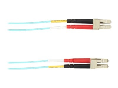 Black Box Fiber Optic Duplex Patch Network Cable FOCMR62-002M-LCLC-AQ