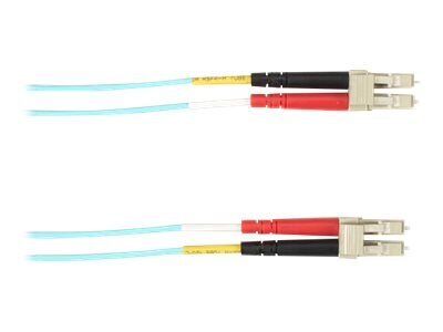 Black Box Fiber Optic Duplex Patch Network Cable FOCMR62-010M-LCLC-AQ