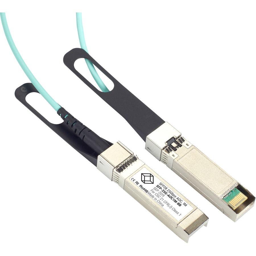 Black Box Fiber Optic Network Cable SFP-25G-AOC5M-BB
