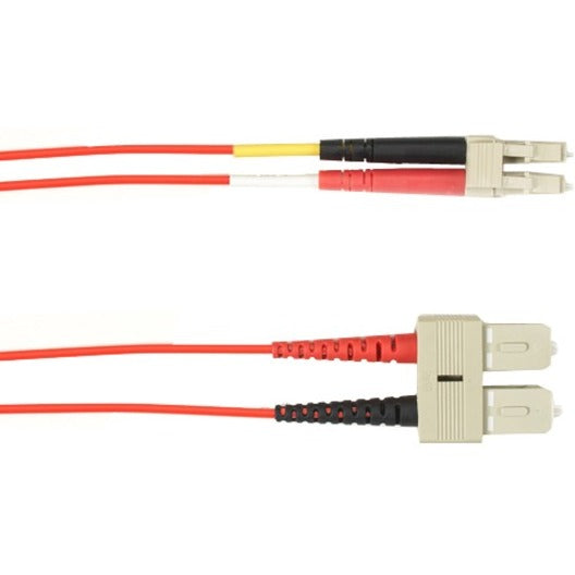 Black Box Fiber Optic Patch Network Cable FOCMR62-006M-SCLC-RD
