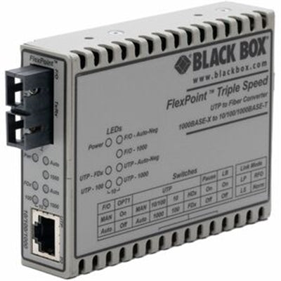 Black Box FlexPoint LMC1017A-SMSC Gigabit Ethernet Media Converter