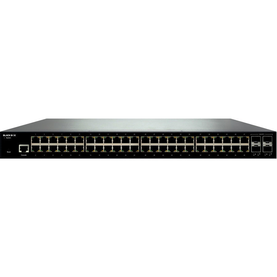Black Box GB Ethernet Managed Switch - 48 RJ45, 4 SFP+ LGB5052A-R3