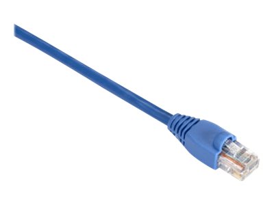 Black Box GigaBase 350 - Patch cable - RJ-45 (M) to RJ-45 (M) - 7 ft - UTP - CAT 5e - booted, snagless - blue
