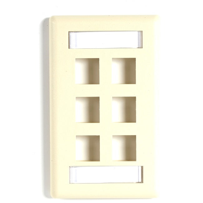 Black Box GigaStation2 6 Socket Network Faceplate WPT478