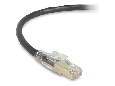 Black Box GigaTrue 3 - Patch cable - RJ-45 (M) locking to RJ-45 (M) locking - 16 ft - S/FTP - CAT 6a - CM - snagless,