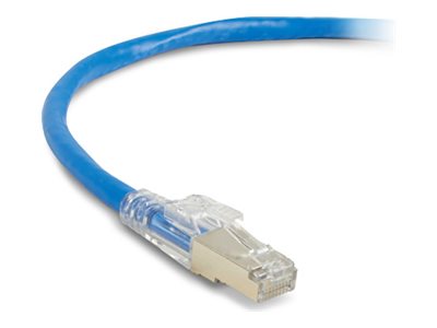 Black Box GigaTrue 3 - Patch cable - RJ-45 (M) locking to RJ-45 (M) locking - 26 ft - S/FTP - CAT 6a - CM - snagless,