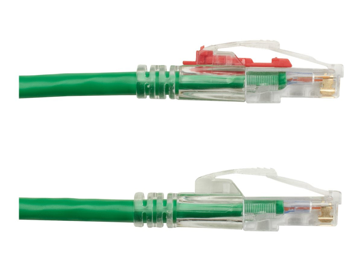 Black Box GigaTrue 3 - Patch cable - RJ-45 (M) to RJ-45 (M) - 15 ft - UTP - CAT 6 - booted, stranded - green C6PC70-GN-15