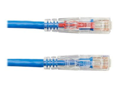 Black Box GigaTrue 3 - Patch cable - RJ-45 (M) to RJ-45 (M) - 7 ft - UTP - CAT 6 - booted, stranded - blue C6PC70-BL-07