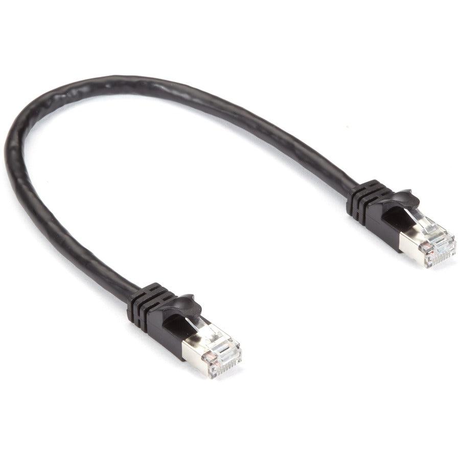 Black Box GigaTrue Cat.6a (F/UTP) Patch Network Cable CAT6APCS-001-BK
