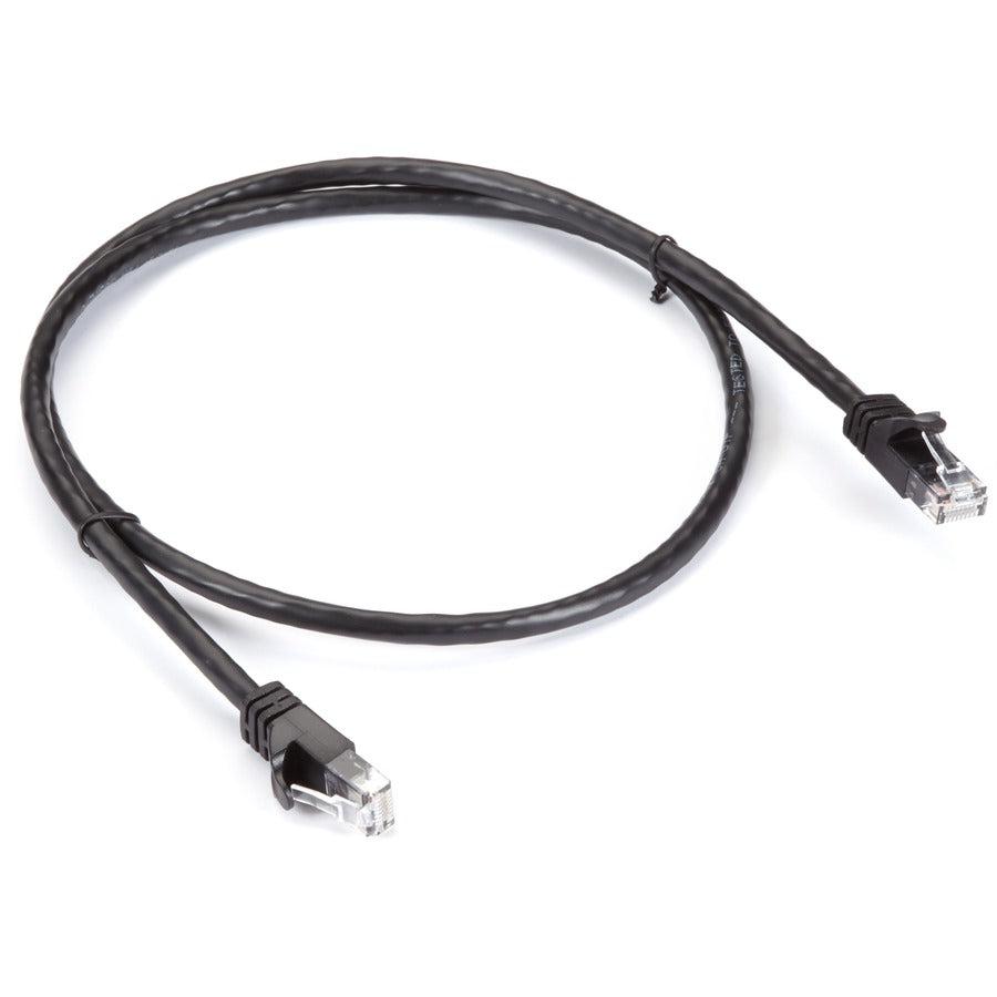 Black Box GigaTrue Cat.6a UTP Patch Network Cable CAT6APC-003-BK