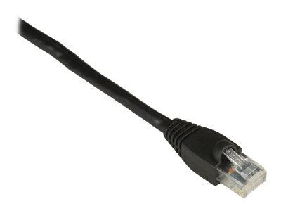 Black Box GigaTrue - Patch cable - RJ-45 (M) to RJ-45 (M) - 10 ft - CAT 6 - booted, snagless, stranded - black (pack of