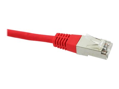 Black Box GigaTrue - Patch cable - RJ-45 (M) to RJ-45 (M) - 10 ft - SFTP - CAT 6 - halogen-free, molded, stranded - red EVE633-03M