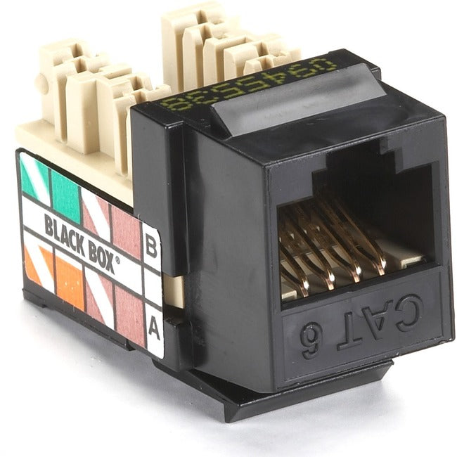 Black Box GigaTrue Plus Cat.6 Keystone Jack - Black FM631C