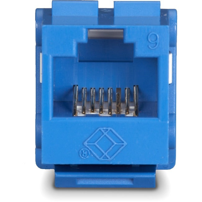 Black Box GigaTrue2 CAT6 Jack, Universal Wiring, Component Level, Single-Pack, Blue FMT630-R3
