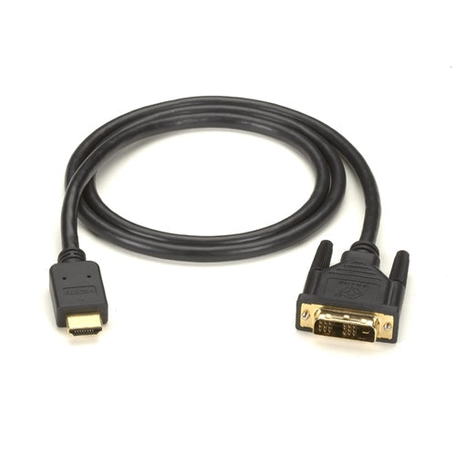 Black Box HDMI to DVI-D Cable, M/M, PVC, 2-m (6.5-ft.) EVHDMI02T-002M