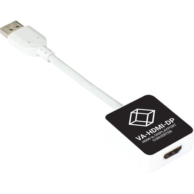 Black Box HDMI to DisplayPort Converter Adapter - 4K30, Audio, F/M Dongle VA-HDMI-DP