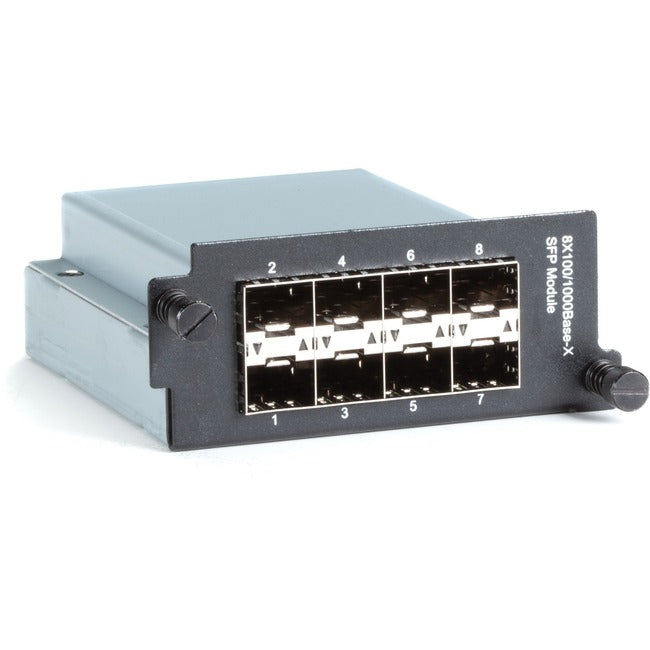 Black Box HRD Switch Module - (8) 100/1000Mbps, SFP LE2721C