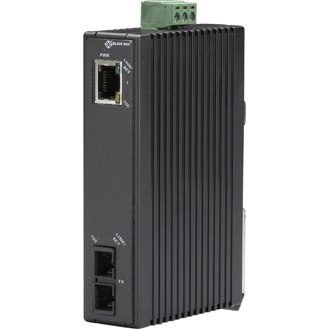 Black Box Hardened Mini Industrial Media Converter LMC270A-MM-SC