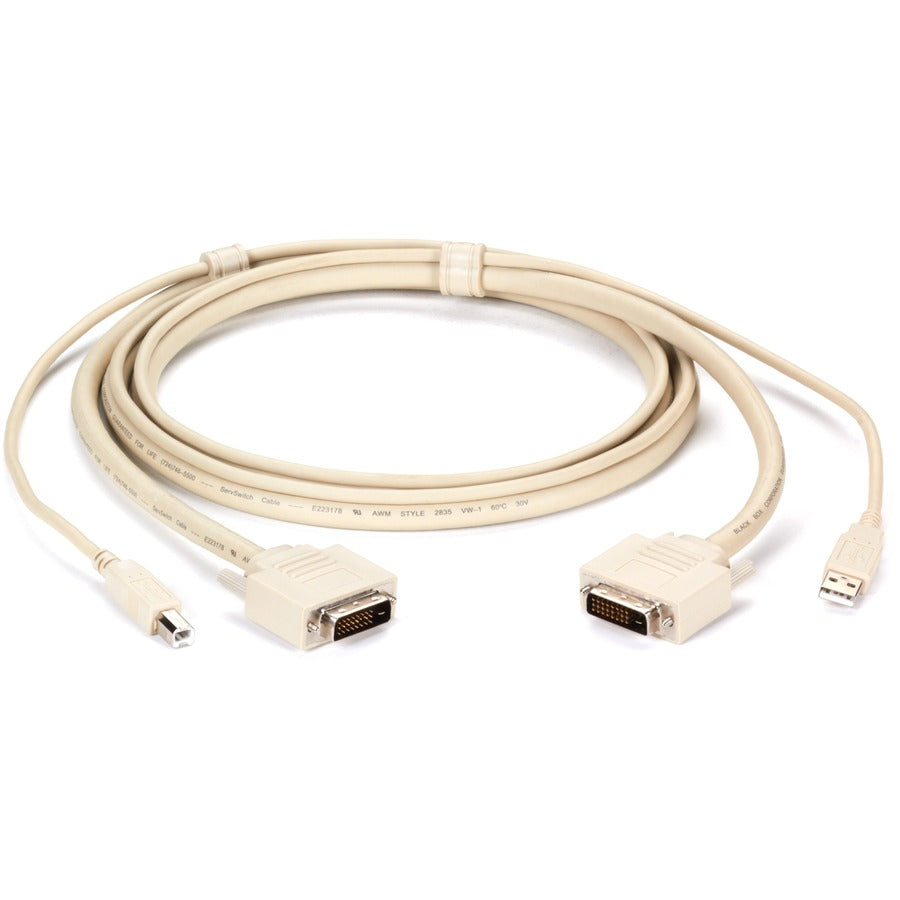 Black Box KVM CPU Cable - DVI-D - USB, 6-ft. (1.8-m) EHN900025U-0006