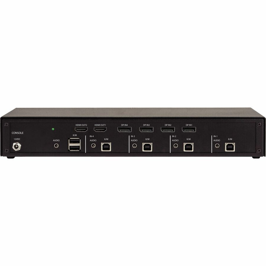 Black Box KVS4-1004VM NIAP 4.0 Secure KVM Switch - 4-Port DisplayPort MST | Black Box