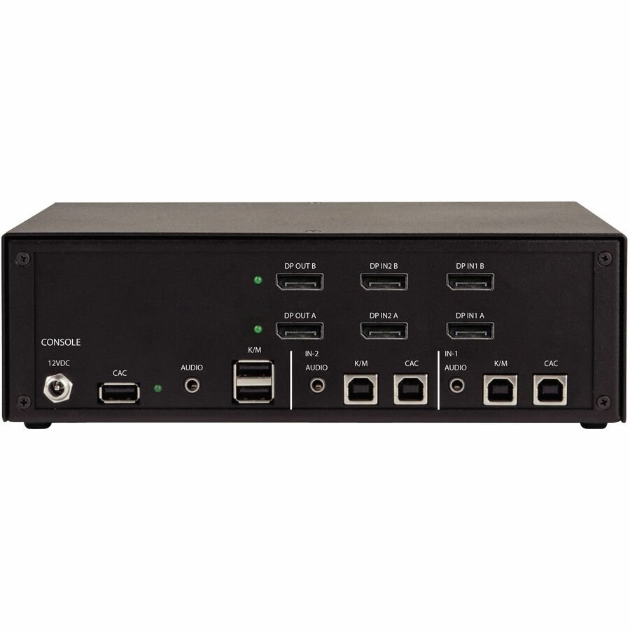 Black Box KVS4-2002VX NIAP4 Secure KVM Switch - 2-Port DisplayPort Security | Black Box