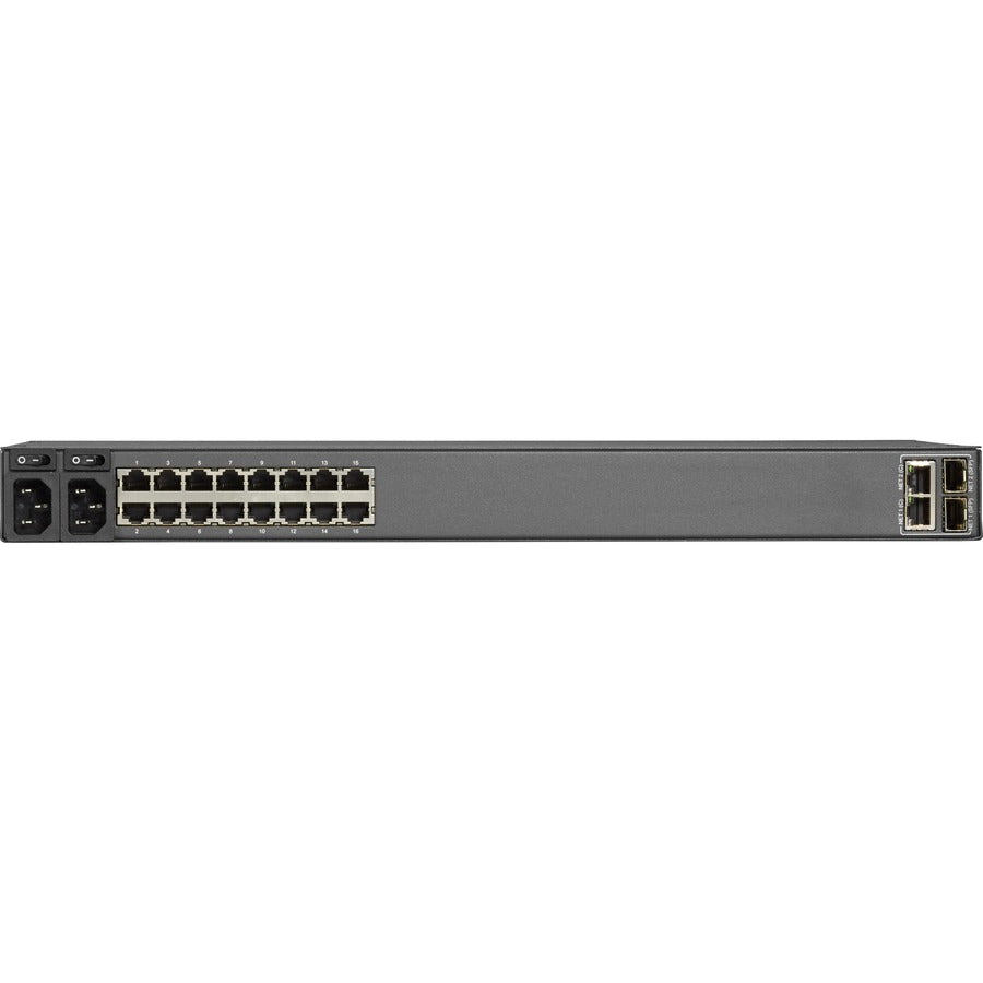 Black Box LES1700 Series Console Server - POTS Modem, Dual 10/100/1000 LES1708A-R2