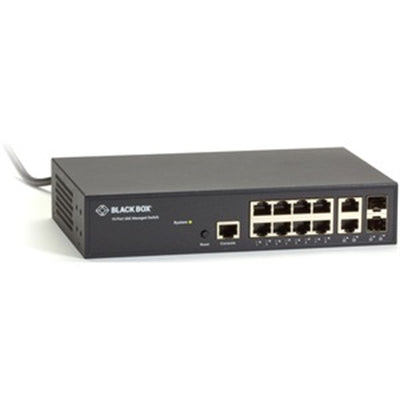 Black Box LGB1110A Gigabit Managed Ethernet Switch - 10-Ports
