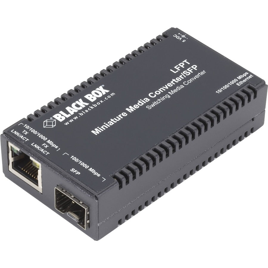 Black Box LGC135A-R3 Gigabit Ethernet Media Converter - MultiPower SFP Fiber | TechSoft