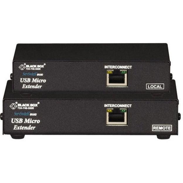 Black Box Micro Kvm Extender - Vga, Usb, Single-Access, Catx