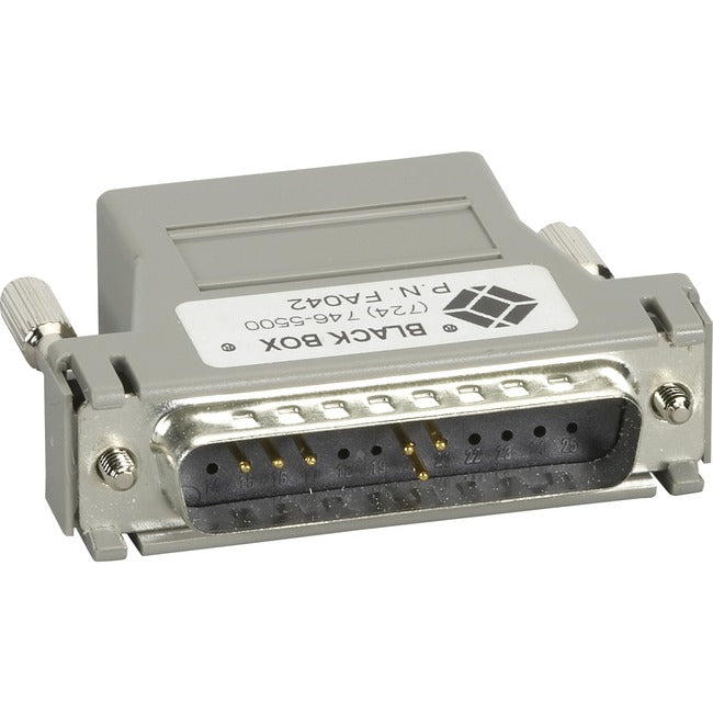 Black Box MicroSwitch Modem Adapter - DB25 Male to RJ45 Female FA042