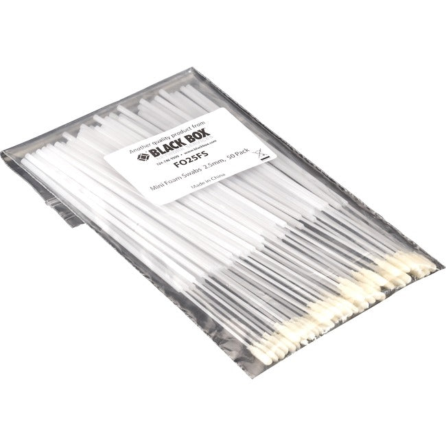 Black Box Mini Foam Swab - 2.5-mm, 50-Pack FO25FS