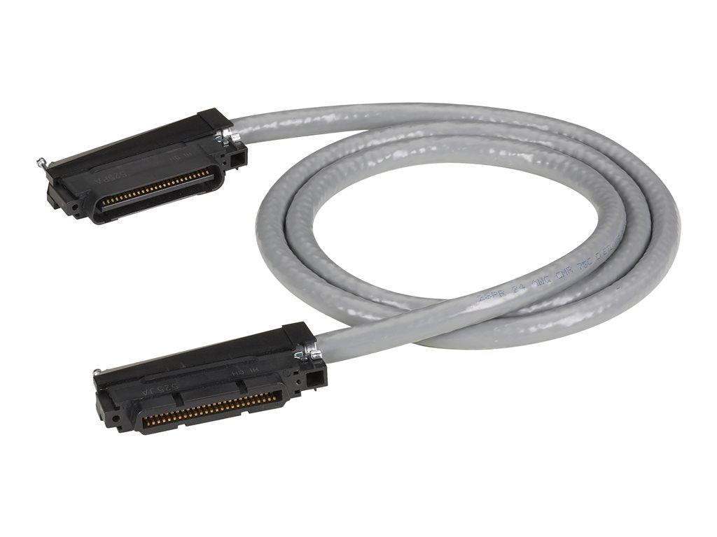Black Box - Network cable - 50 pin Telco (M) to 50 pin Telco (F) - 5 ft - CAT 5e - solid