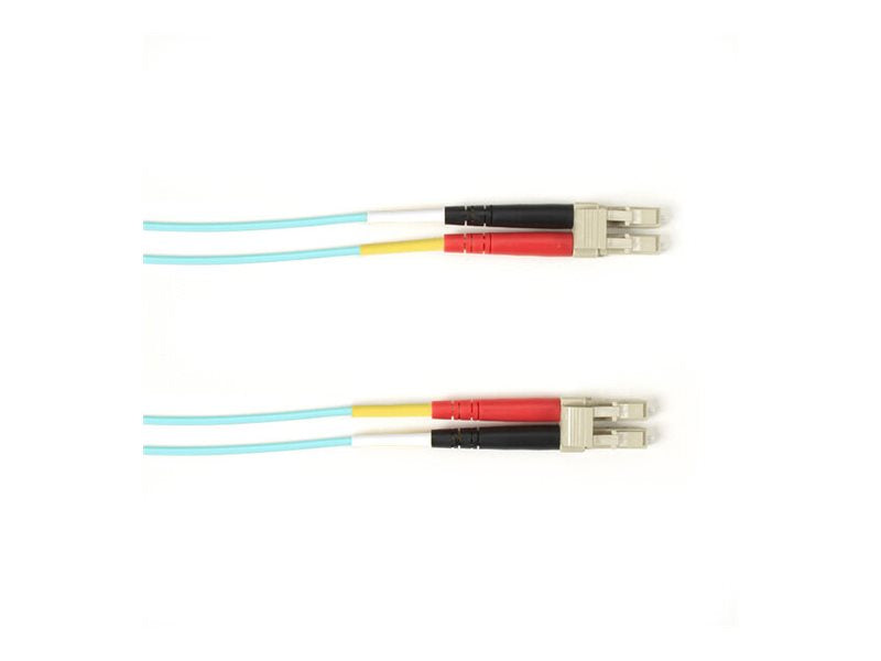 Black Box - Patch cable - LC multi-mode (M) to LC multi-mode (M) - 1 m - fiber optic - 50 / 125 micron - aqua FOCMR50-001M-LCLC-AQ