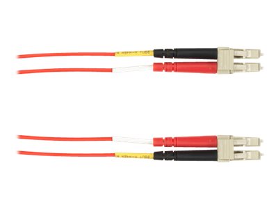 Black Box - Patch cable - LC multi-mode (M) to LC multi-mode (M) - 1 m - fiber optic - 62.5 / 125 micron - plenum - red FOCMP62-001M-LCLC-RD