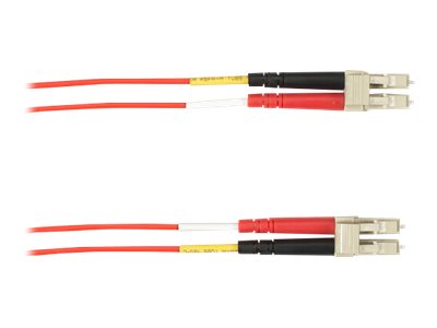 Black Box - Patch cable - LC multi-mode (M) to LC multi-mode (M) - 10 m - fiber optic - duplex - red FOLZH62010MLCLCRD
