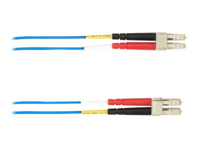 Black Box - Patch cable - LC multi-mode (M) to LC multi-mode (M) - 2 m - fiber optic - duplex - blue FOLZH10-002M-LCLC-BL