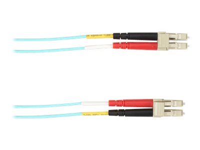 Black Box - Patch cable - LC multi-mode (M) to LC multi-mode (M) - 20 m - fiber optic - 50 / 125 micron - aqua FOCMR10-020M-LCLC-AQ
