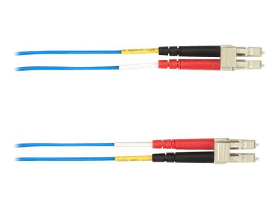 Black Box - Patch cable - LC multi-mode (M) to LC multi-mode (M) - 3 m - fiber optic - duplex - blue