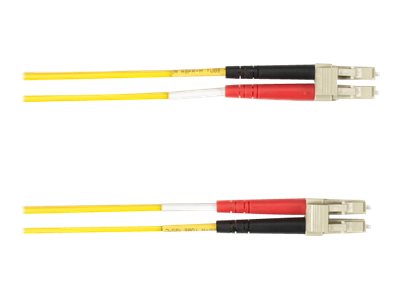 Black Box - Patch cable - LC multi-mode (M) to LC multi-mode (M) - 5 m - fiber optic - duplex - yellow FOLZH62-005M-LCLC-YL