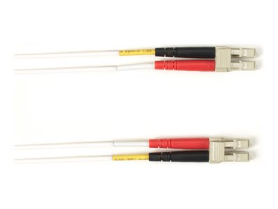 Black Box - Patch cable - LC multi-mode (M) to LC multi-mode (M) - 5.18 m - fiber optic - 50 / 125 micron - OM3 - OFNP - plenum FOCMP10-LCLC-BR-17