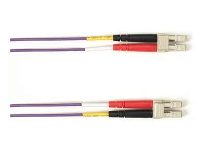Black Box - Patch cable - LC multi-mode (M) to LC multi-mode (M) - 5.79 m - fiber optic - 50 / 125 micron - OM4 - halogen-free FOLZHM4-LCLC-VT-19